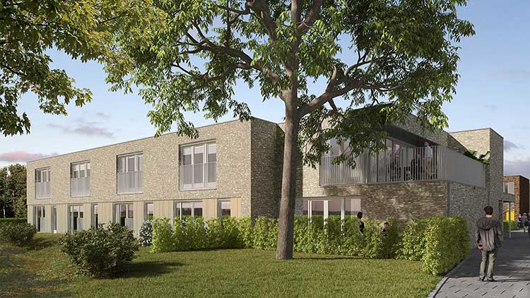 18 zorgappartementen GGZ Heuvelstraat